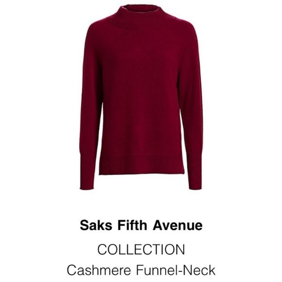 Red cashmere sweater - Picture 2 of 2